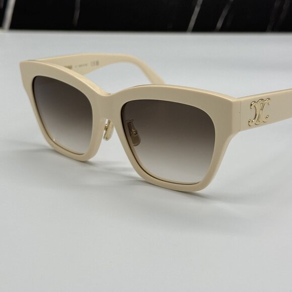 NEW CELINE CL40253F 25F IVORY WOMEN SUNGLASSES CELINE - Picture 7 of 10